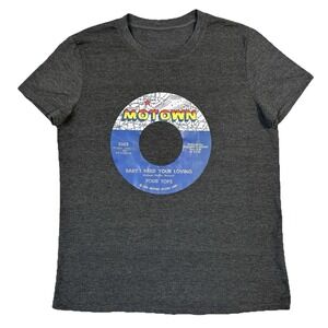 Motown Four Tops T-Shirt Baby I Need‎ Your Loving Women M Graphic Record Tee